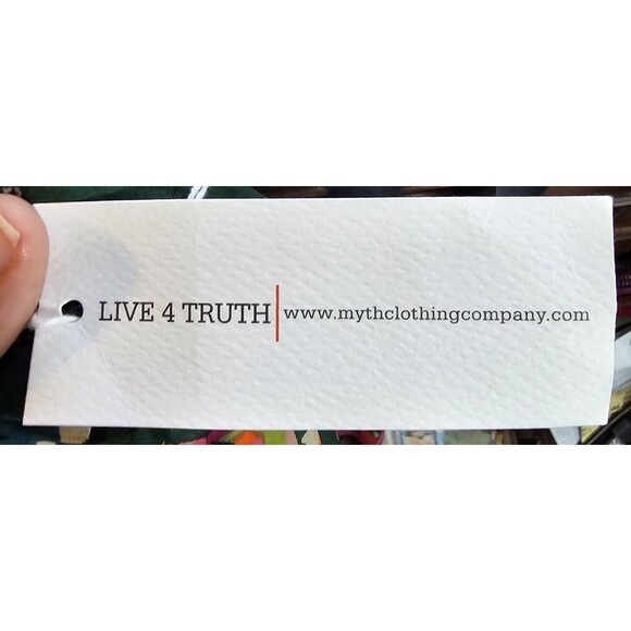 Live 4 Truth Wide Leg Palazzo Pants womens SZ M Tropical Birds Boho Bohemian art - Picture 3 of 8